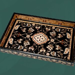 Midnight Rectangle Tray Large