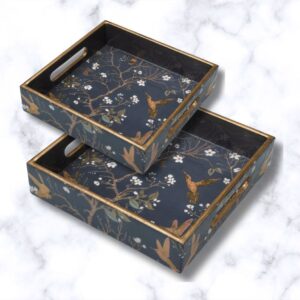 Blank Wing 2pc Square Tray