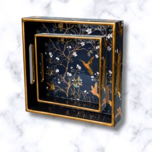 Blank Wing 2pc Square Tray SV