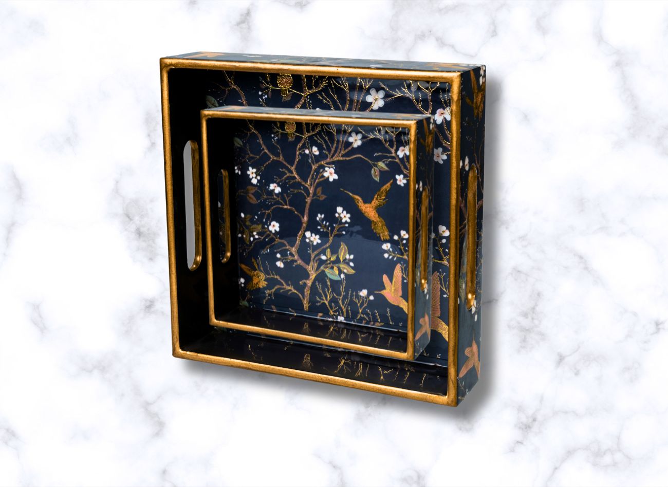 Blank Wing 2pc Square Tray SV