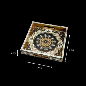 Golden Square Tray Size