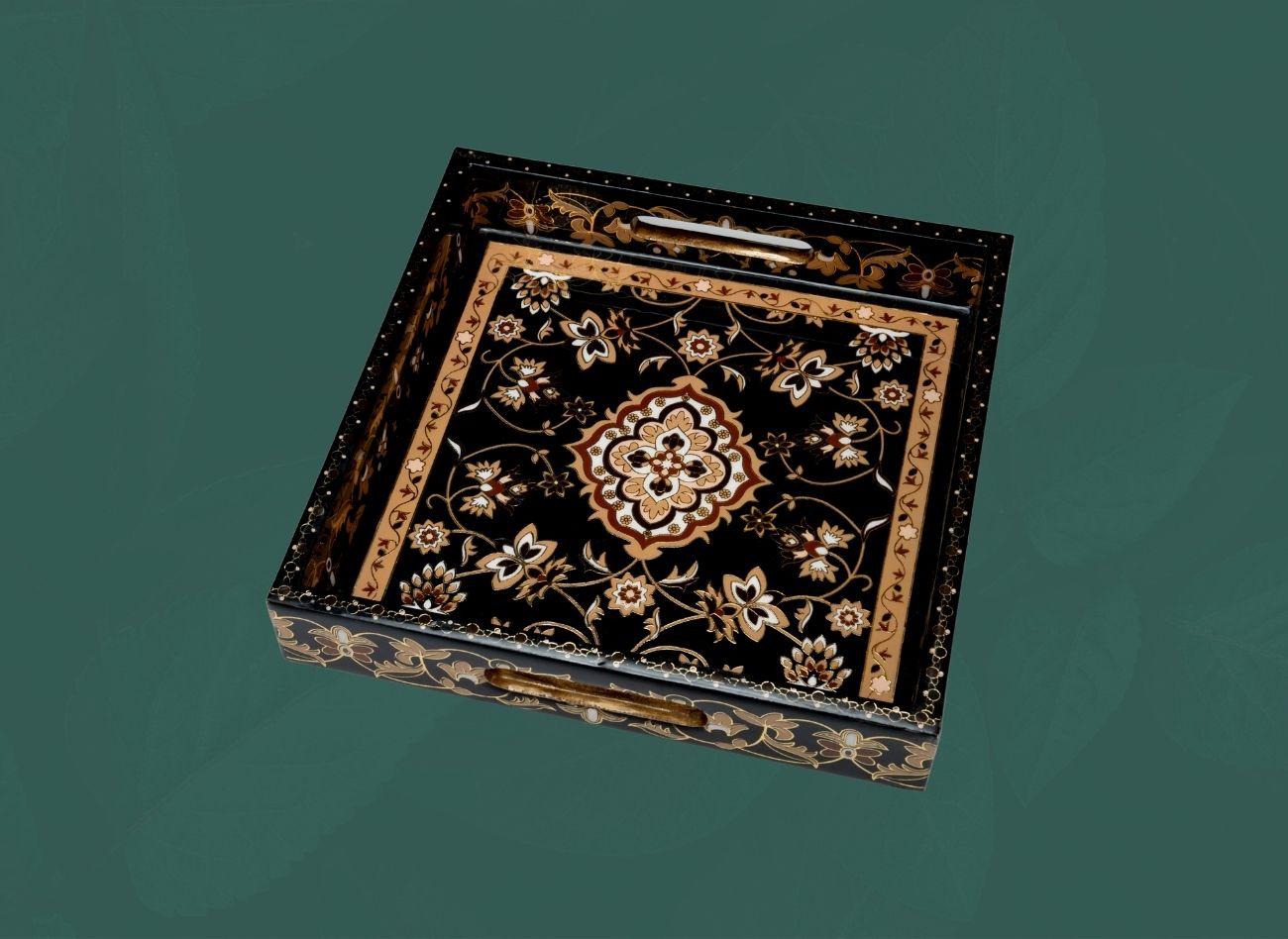 Midnight Square Tray