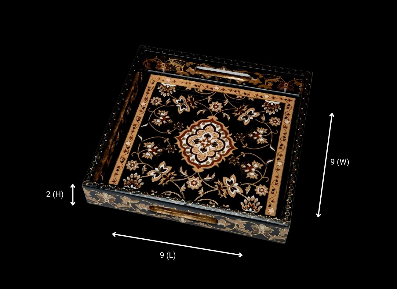 Midnight Square Tray - Image 2