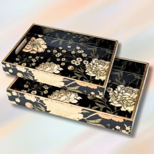 Twilight 2 pc Rectangle Tray Top View